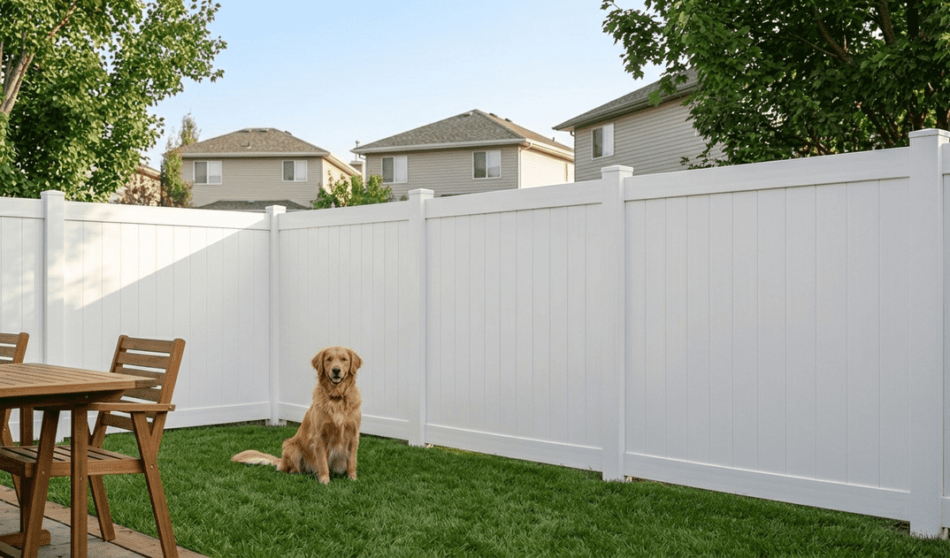 Pet-Safe Fencing in Edmonton: Chain-Link & Vinyl Solutions for Dogs & Cats